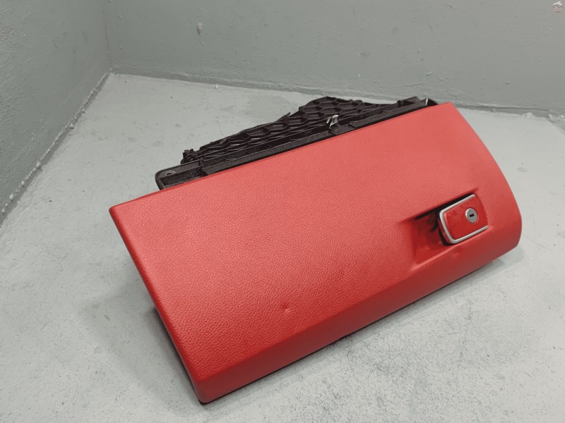 2017-2020 BMW 430i 440i F32 DASH DASHBOARD GLOVE BOX STORAGE COMPARTMENT RED OEM