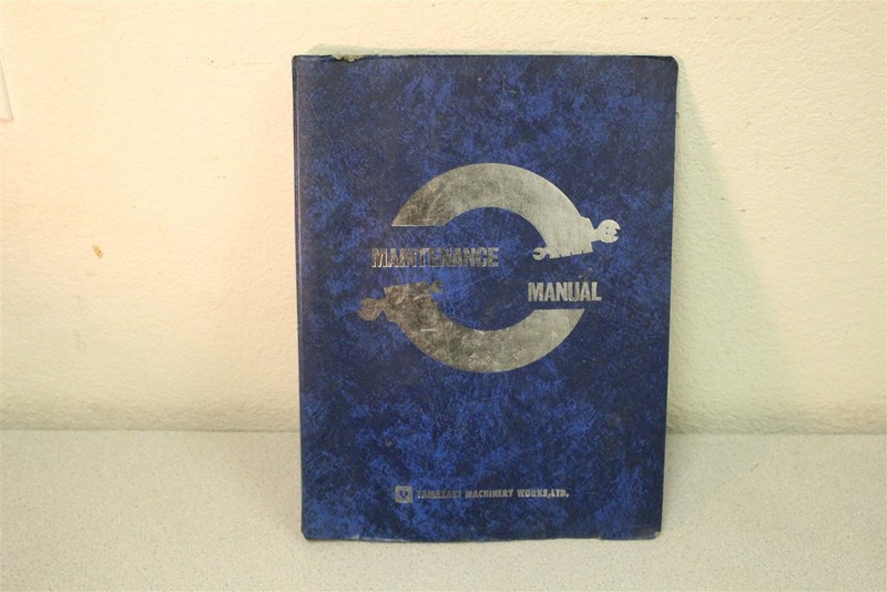 Yamazaki Maintenance Manual For Vertical Quality Center VQC-20/40 20/50 56930