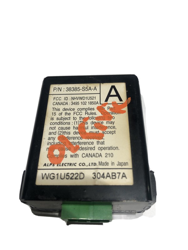 2003 PILOT THEFT ECU 38385S9VA .