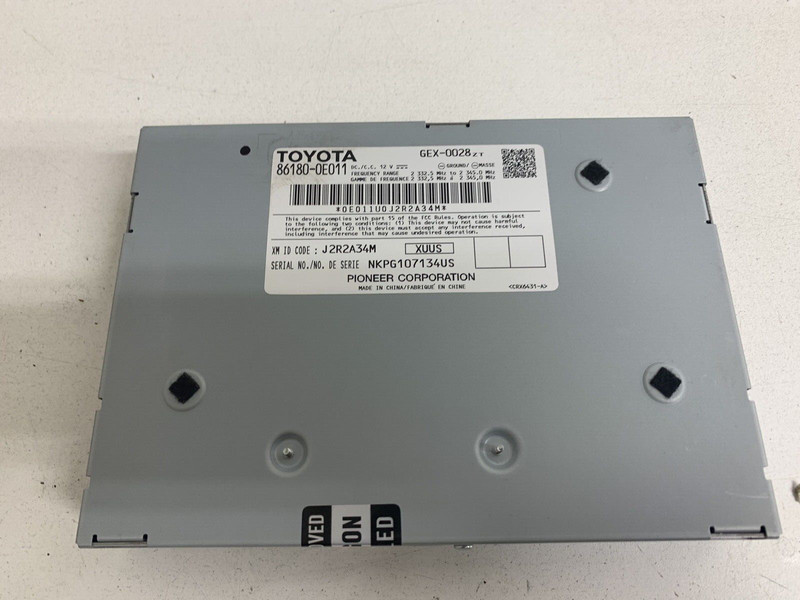 2014-2018 Toyota Avalon Satellite Radio Stereo Computer Module 86180-0E011