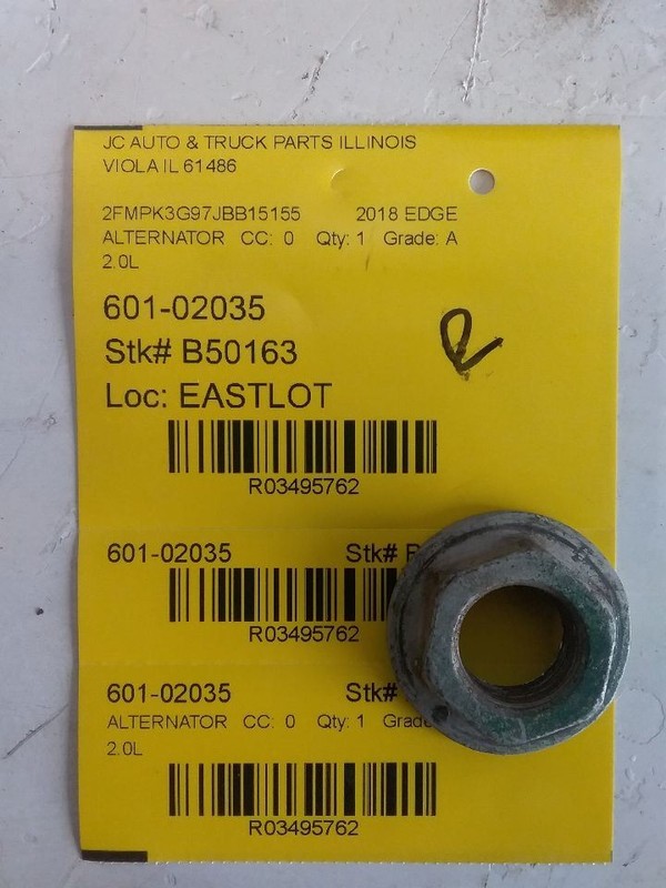 Alternator VIN 9 8th Digit Turbo With Heated Seats Fits 13-20 FUSION 3495762