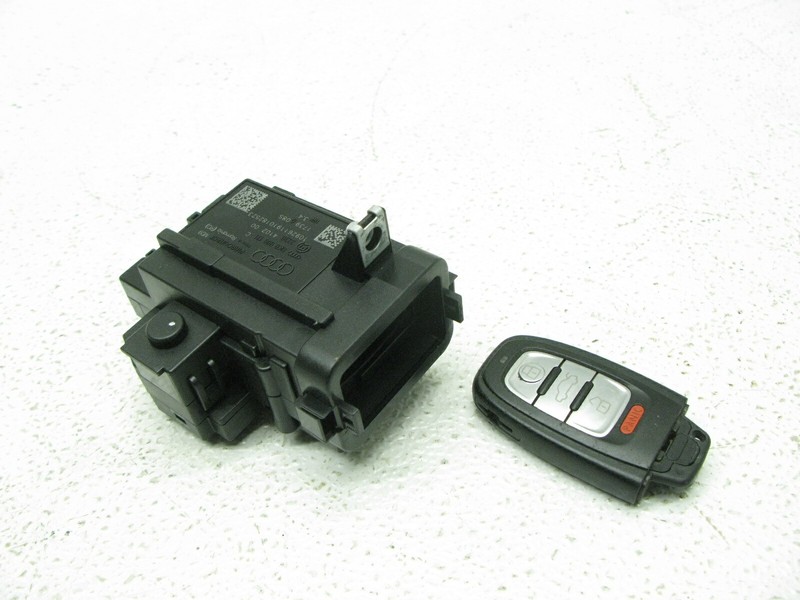 08-16 AUDI 8T A5 S5 RS5 A4 Q5 IGNITION SWITCH KEY SLOT STARTER CONSOLE OEM 08182