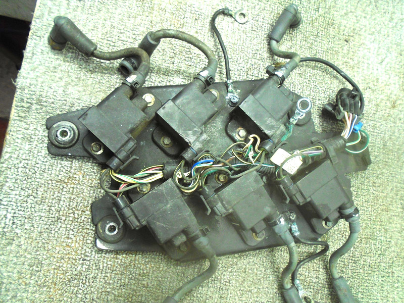 CDM MODULE (6) IGNITION COIL W PLATE & HARNESS 827509A7 MERCURY OUTBOARD MOTOR