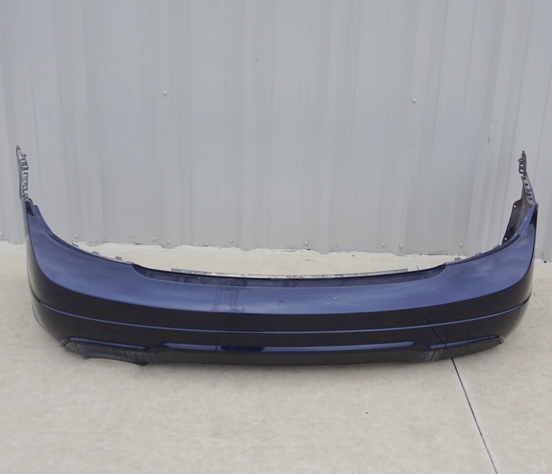 12-14 Mercedes W204 C250 Sport AMG Rear Bumper Cover Assembly BLUE OEM