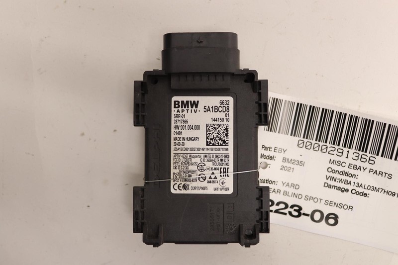 2020-2023 BMW M235I F44 REAR RIGHT SIDE BLIND SPOT DISTANCE SENSOR MODULE OEM