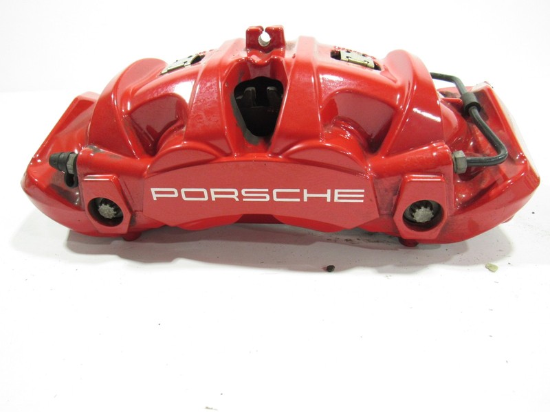 17-21 Porsche 718 Boxster 2017 Front Left Driver Brake Caliper Brembo Red |:Y