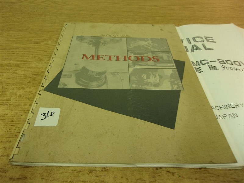 Matsuura Service Manual MC-800V-DC 900408993 "36" *FREE SHIPPING*