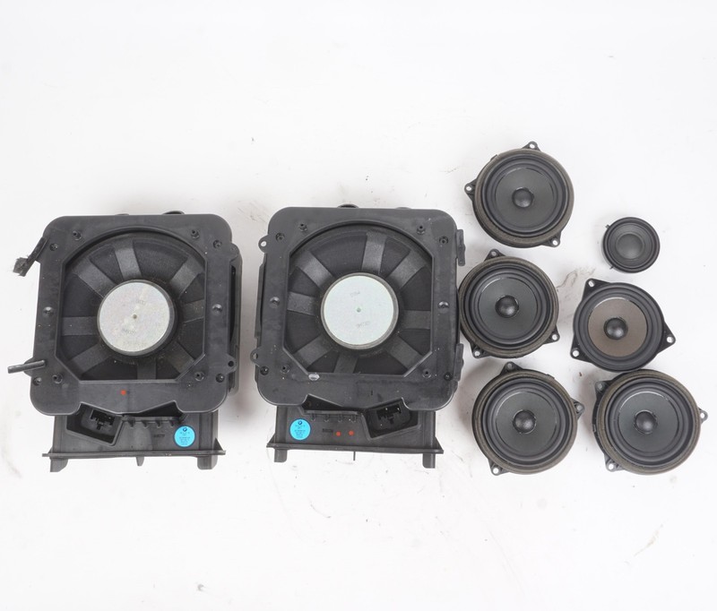 2016 - 2022 BMW X1 Front Left Right Side Under Seat Subwoofer Speaker Set