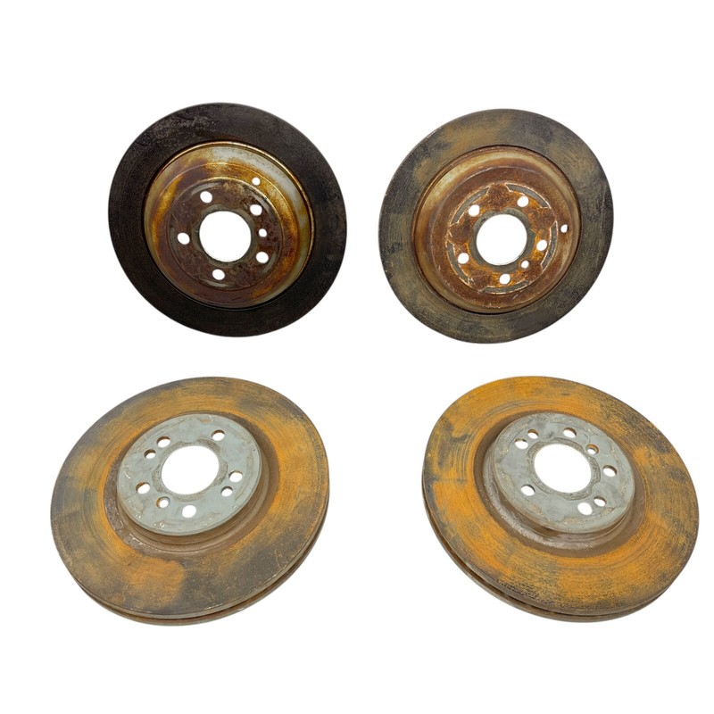 06-13 Mercedes W251 R350 R500 X164 GL450 Front rear brake rotors disc set 4 OEM