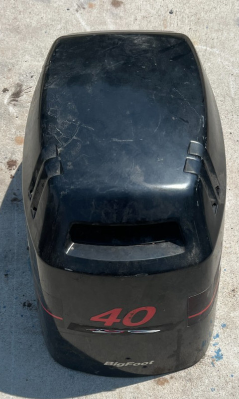 Mercury F 40 HP 4 Stroke Outboard Engine Top Cowl Hood Freshwater