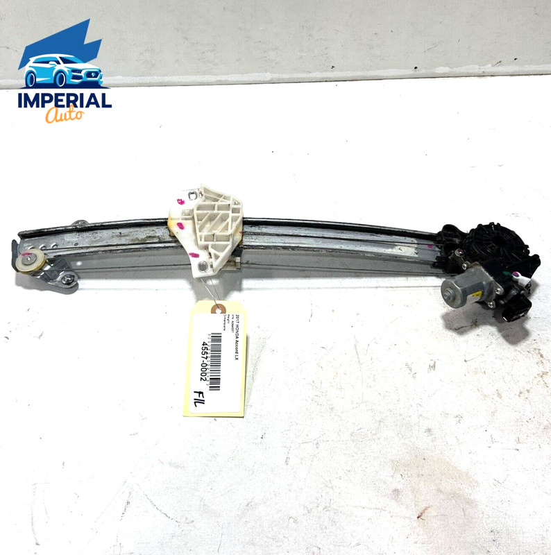 HONDA ACCORD FRONT LEFT DRIVER DOOR WINDOW REGULATOR & MOTOR OEM 2018-2020