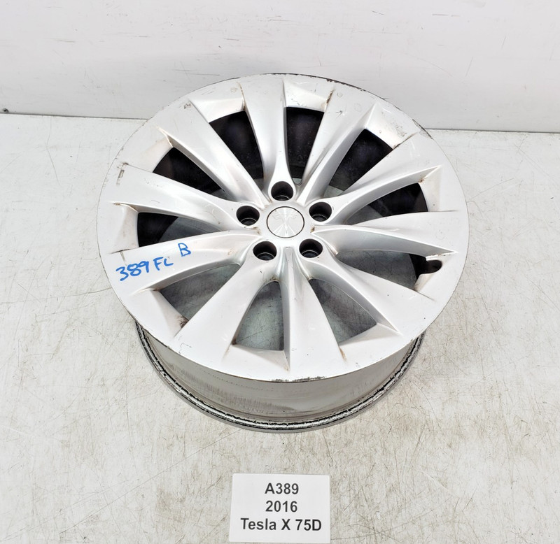 ✅ 2016-2020 OEM Tesla Model X Alloy Wheel Rim Silver 20X9.0J ET35 NOTE*