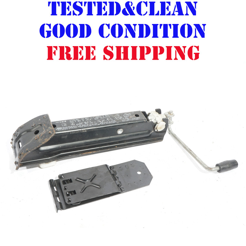 06 - 09 Mercedes E350 W211 Emergency Spare Tire JackStopper Tools Set Of 2 OEM