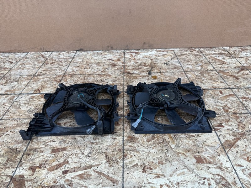 SUBARU WRX STI 2004-2007 OEM ENGINE MOTOR RADIATOR AC FAN SET 2.5T ASSEMBLY