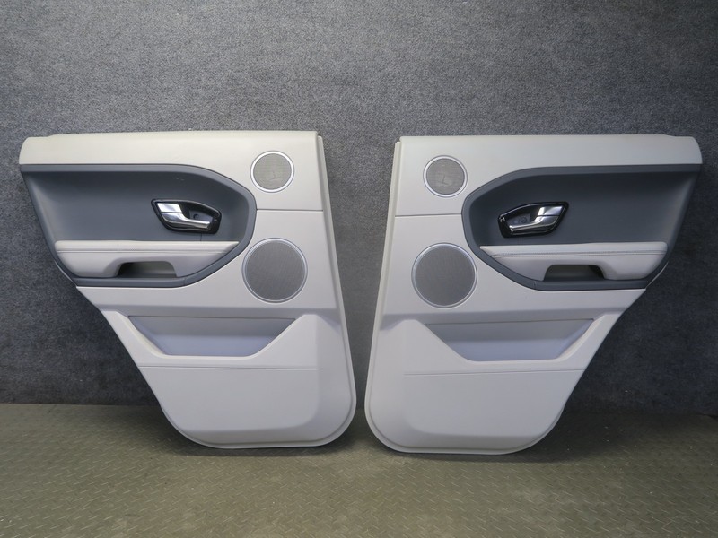 2012-2015 RANGE ROVER EVOQUE L538 4DR REAR DOOR INTERIOR TRIM PANEL SET OF 2