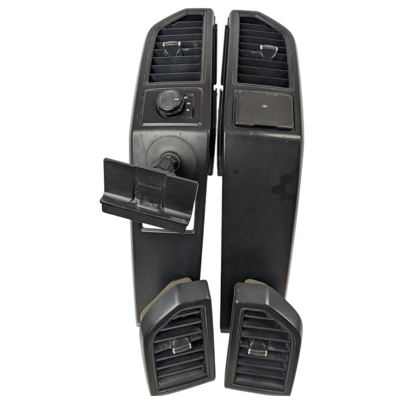 2015 16 17 18 19 Ford F150 F-150 Dash Heat AC Bezel Vents Console Set Black OEM