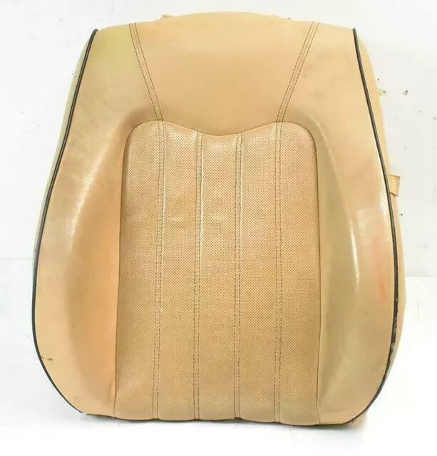 03-08 Maserati Quattroporte M139 Front Left Side Top Upper Seat Cushion Tan OEM