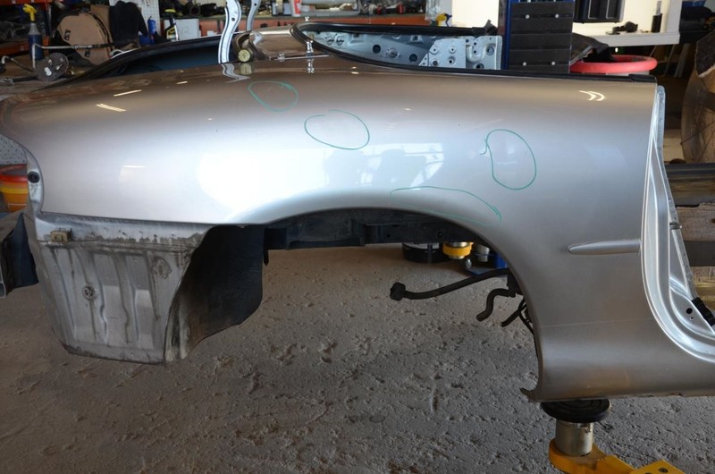 99-00 Mazda Mx-5 Miata NB 1.8L Passenger Right Rear Quarter Panel Assembly