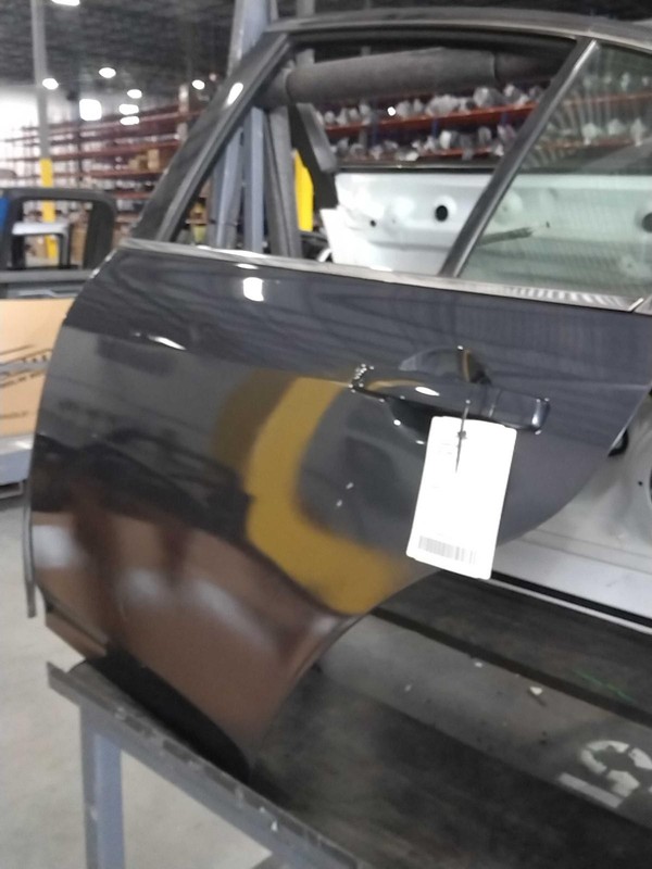 2013 INFINITI G37 Left Rear Door Grey Used OEM Part Small Scratches