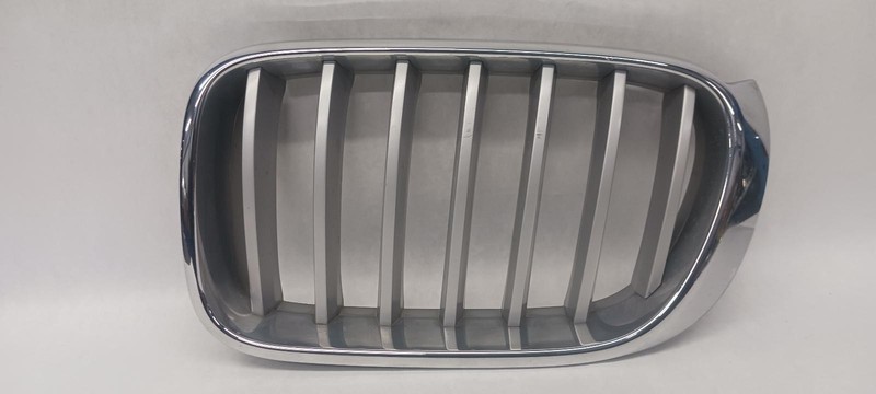 15-'17 BMW X3 left driver upper Grille chrome surround OEM Grade A!