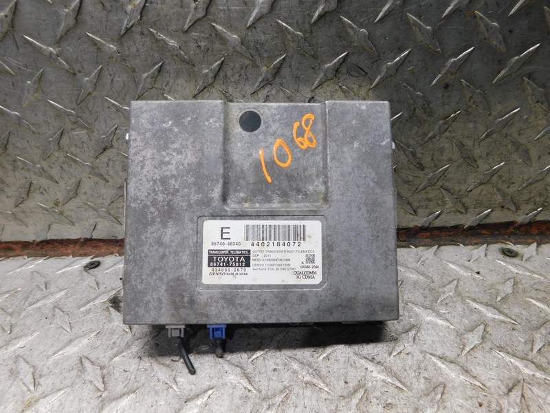 2012 LEXUS RX350 TRANSCEIVER,TELEMATICS CONTROL MODULE 86741-75012