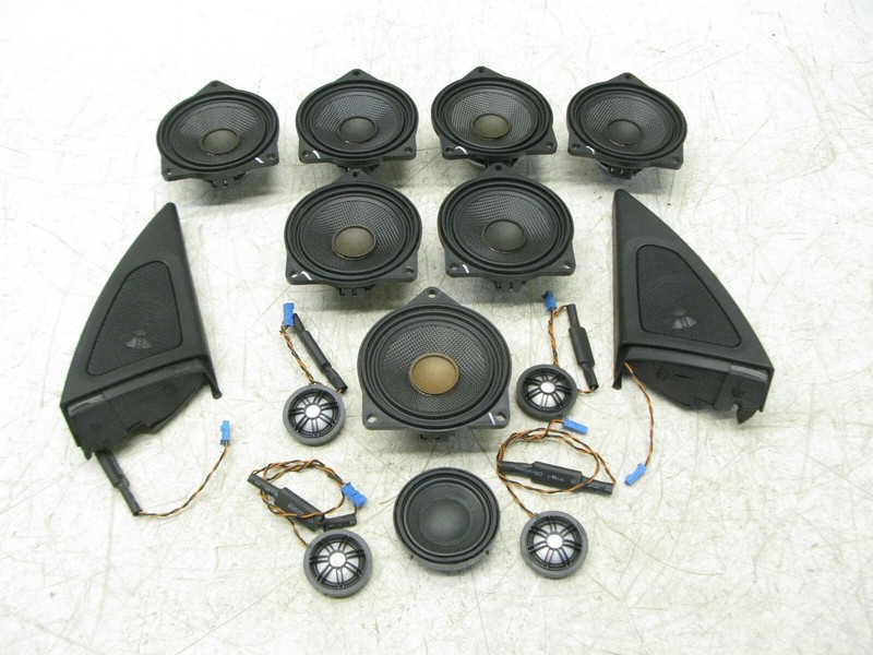 10-17 BMW F07 535i 550i GT FRONT REAR LEFT RIGHT DOOR TWEETER SPEAKER SET 080222