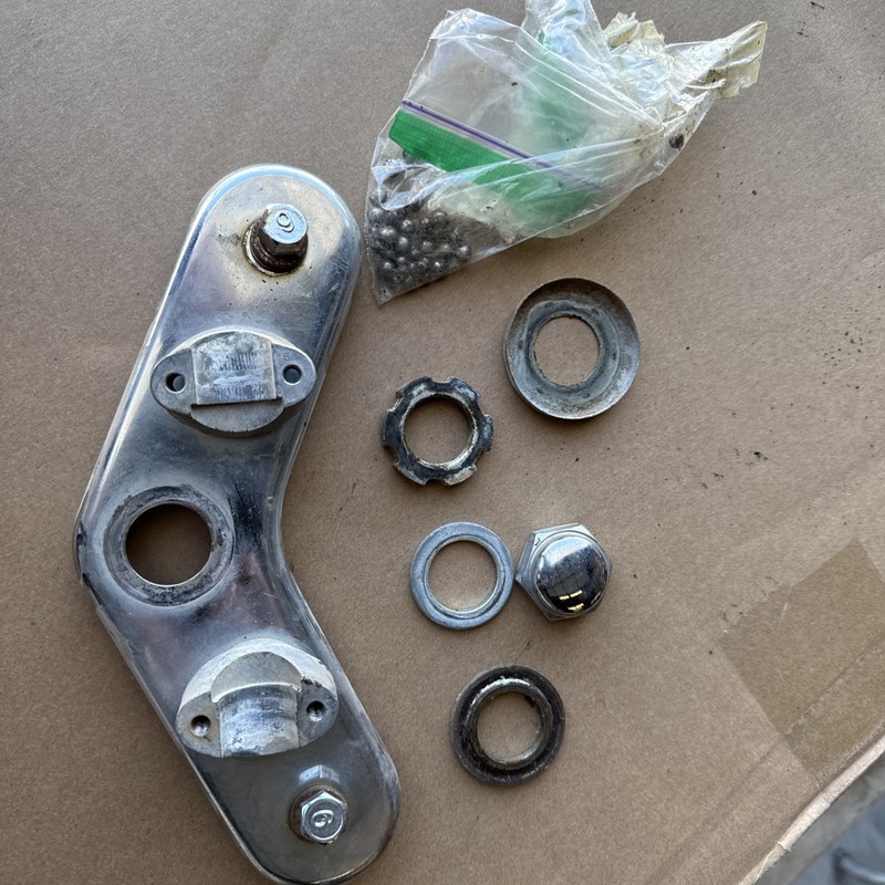 1980 - 1985 YAMAHA TRI-MOTO YT125 175 Ytm Front Fork Top Clamp Etc