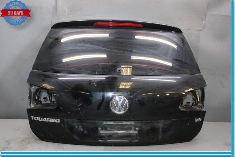 11-17 Volkswagen VW Touareg Tailgate Liftgate Shell & Glass & Spoiler Oem