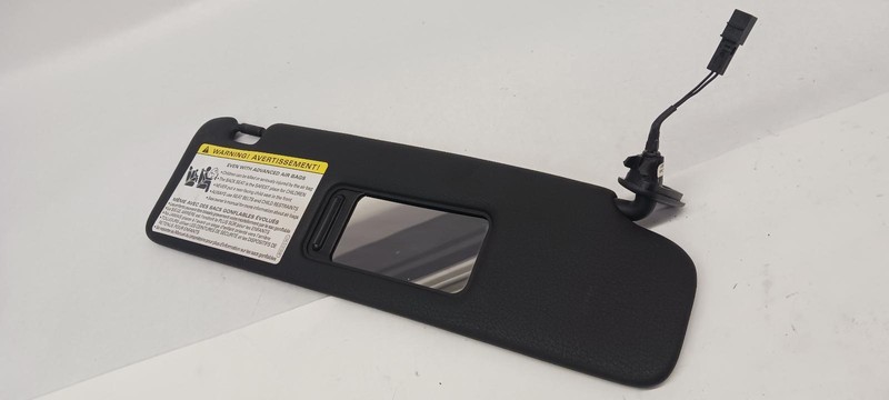 03--'09 AUDI A4 Convertible right passenger Sun visor w/light black OEM Grade A