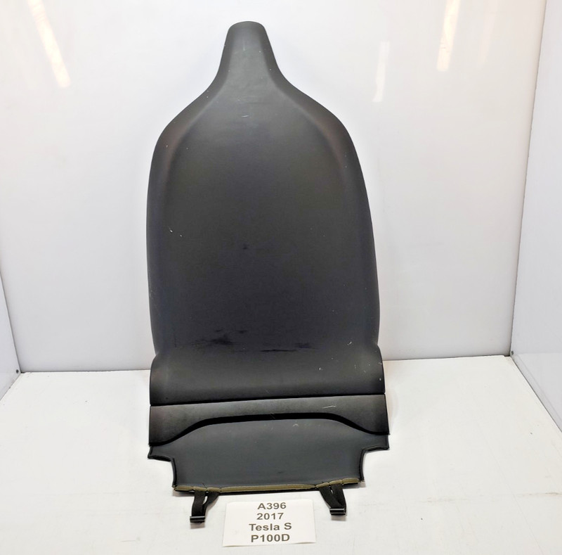✅ 16-20 OEM Tesla S Front Right Passenger Seat Upper Back Trim Cover Black