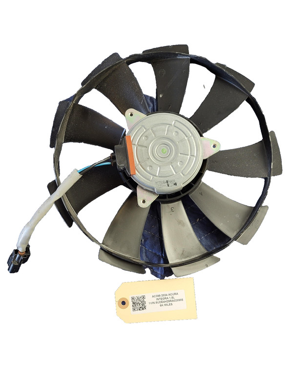 2023-2026 Acura Integra Right Passenger Radiator Cooling Fan Motor 1.5L FWD OEM