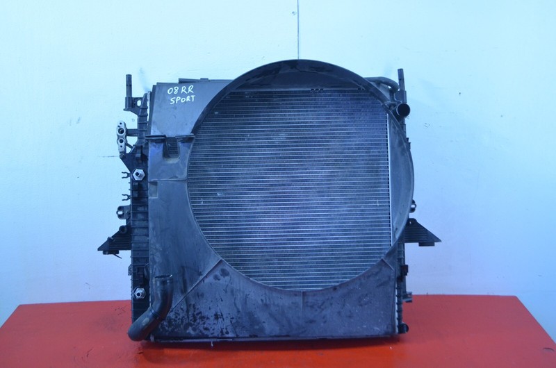 2006-2009 RANGE ROVER SPORT 4.4L RADIATOR A/C CONDENSER ASSEMBLY OEM