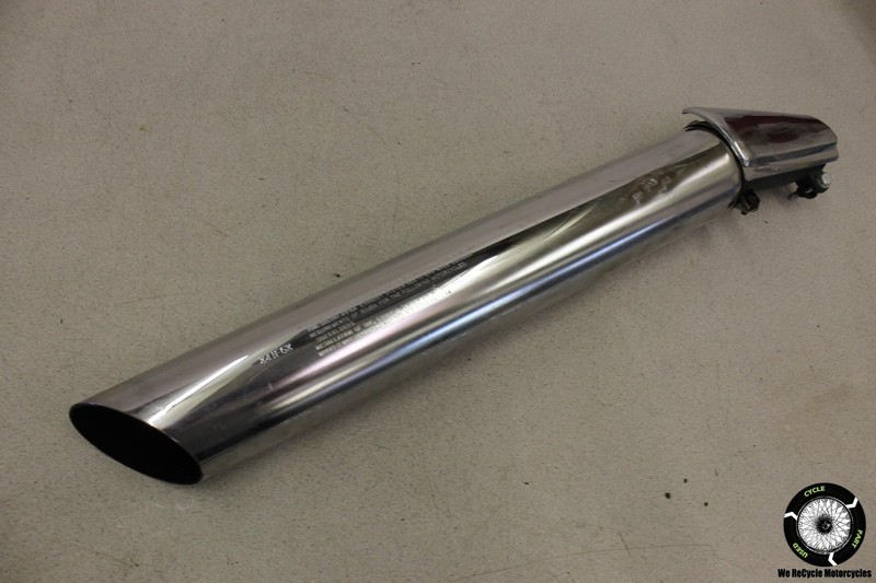 2007 Suzuki Boulevard C50 Lower Exhaust Pipe Muffler Slip On Can Silencer 07