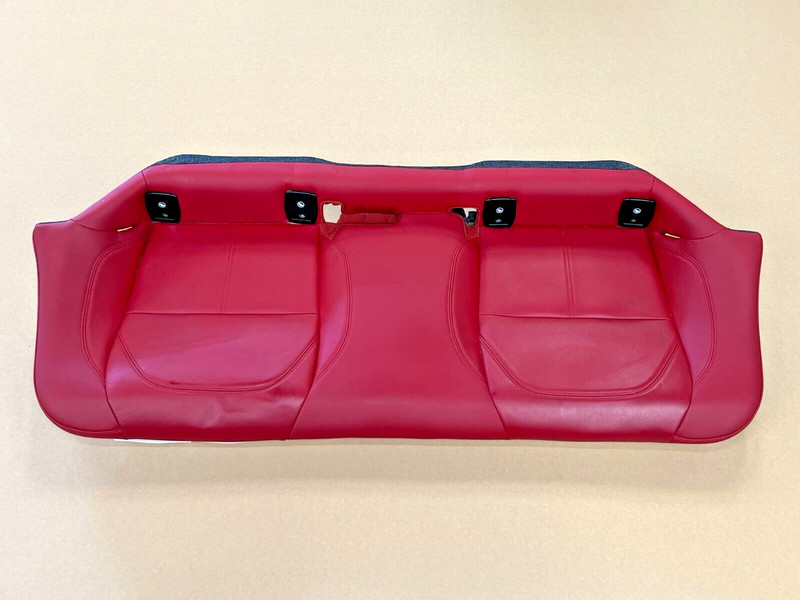 ⭐2017-2022 ALFA ROMEO GIULIA REAR SEAT LOWER CUSHION COVER RED ASSY OEM LOT2469