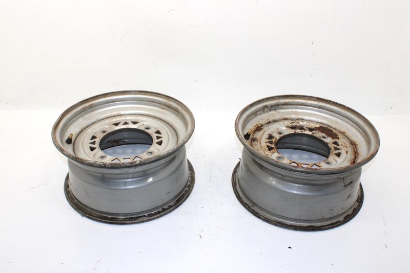 2002 Polaris Magnum 325 Oem 12x6 Front Wheel Rim Pair 1523448-067 AP185
