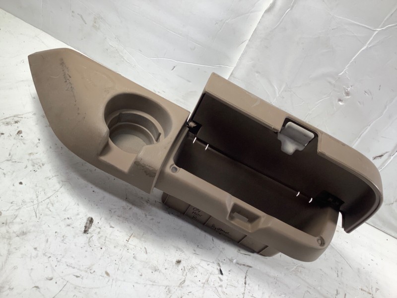 04 ACURA MDX REAR RIGHT SIDE QUARTER PANEL ARMREST CUP HOLDER STORAGE BEIGE OEM