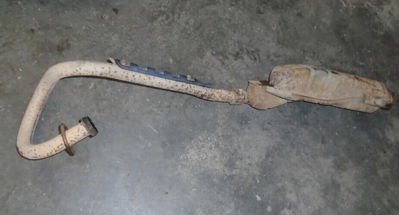 1986 1987 Honda TRX350 TRX 350 ATV 4x4 Exhaust Pipe Header System Fourtrax 86 87
