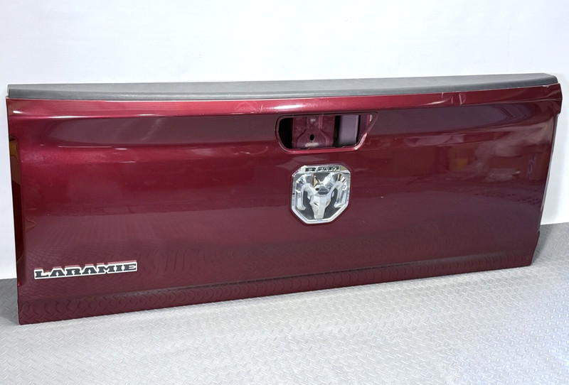✅ 2019-25 RAM 1500 5th LARAMIE OEM BIGHORN REAR TAILGATE SHELL RED PRV LID DOOR