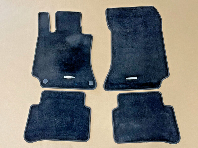 ⭐2010-2012 MERCEDES BENZ W212 E-CLASS FLOOR CARPET MAT SET BLACK OEM LOT2465