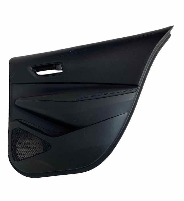 Toyota Corolla door panel trim 20 22 rear right side black blue OEM 6763012R60C3