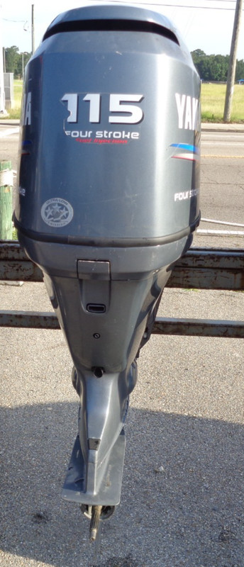 USED 2006 YAMAHA 115 HP F115 20" 4-STROKE OUTBOARD BOAT MOTOR ENGINE