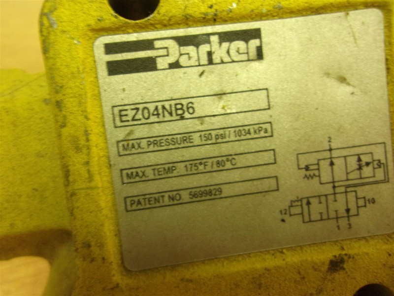 Parker EZ04NB6 Pneumatic Lock-out Valve *FREE SHIPPING*