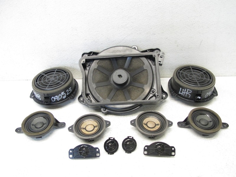 12-18 AUDI C7 A6 S6 DOOR TWEETER SPEAKER SET FRONT REAR LEFT RIGHT OEM 090523