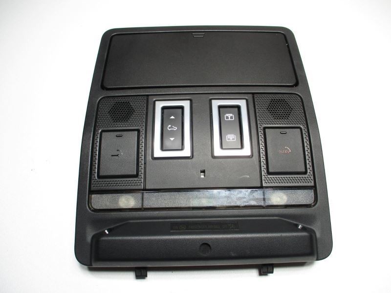 FRONT ROOF CONSOLE WITH SUNROOF CONTROL BLACK FITS 17-19 JAGUAR XE 39171