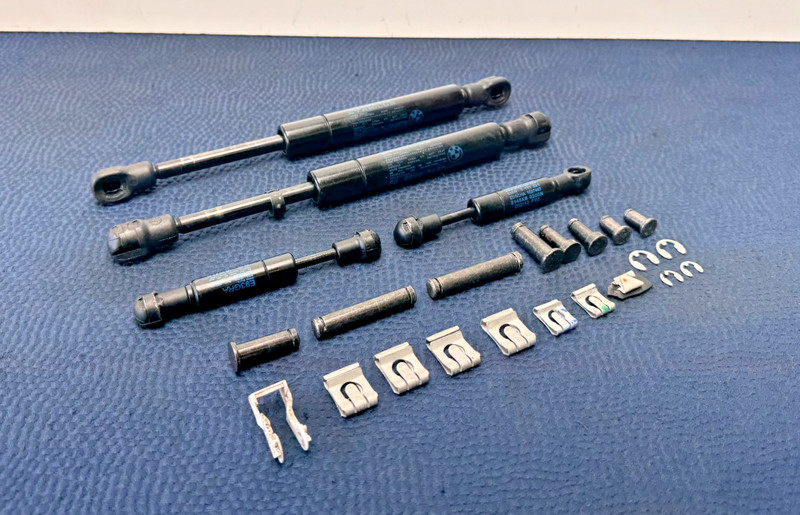 OEM BMW E93 F33 F83 Convertible Gas Pressurized Main Shock Struts SET w Hardware