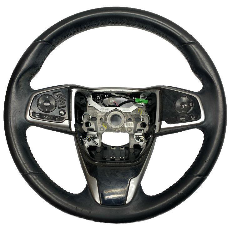 Honda CRV steering wheel 17 18 no hybrid black leather assy OEM 78501TLAD10ZA