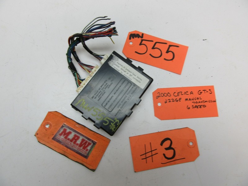 CELICA THEFT LOCKING VIP SECURITY SYSTEM COMPUTER ECM WIRE PLUG 08190-33850