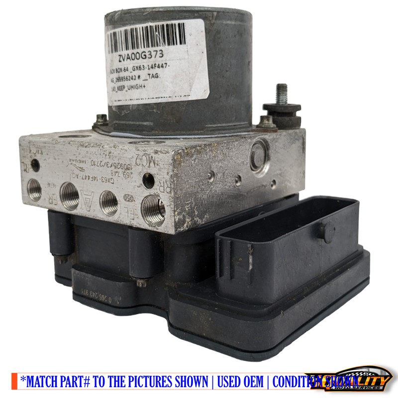 16-17 Jaguar Xf ABS Anti-Lock Brake Pump Gx6314F447Ag OEM