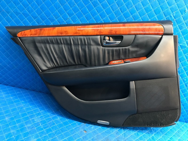 01-06 LEXUS LS430 REAR LEFT DRIVER INTERIOR DOOR OEM