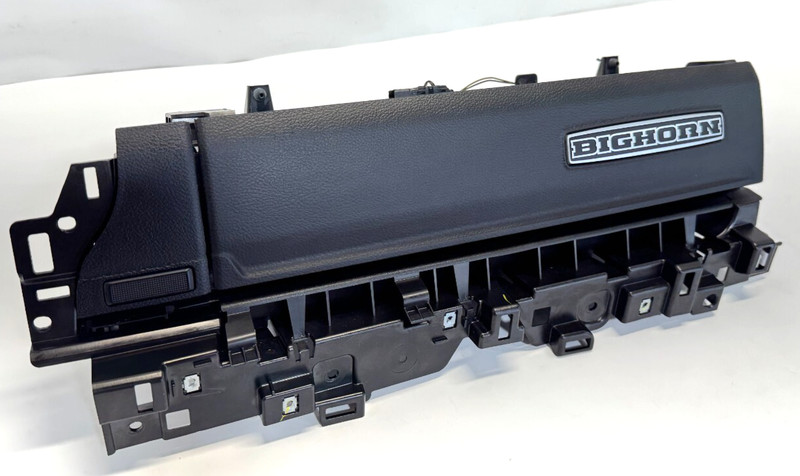 ✅2019-2025 RAM 1500 BIG HORN BLACK UPPER RIGHT GLOVE BOX COMPARTMENT 5TH GEN OEM